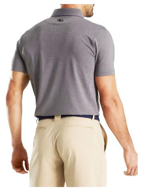 Katana Golf Mens Solid Polo - Grey