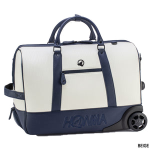 Honma Classic Wheeled Boston Bag - Beige