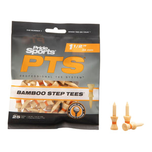 PRIDE BAMBOO STEP TEE ORNG 1-1/2"