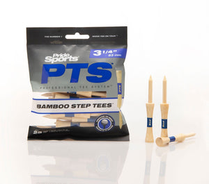 PRIDE BAMBOO STEP TEE BLUE 3-1/4"