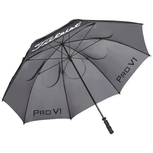 Titleist Tour Double Canopy Umbrella - Black/white